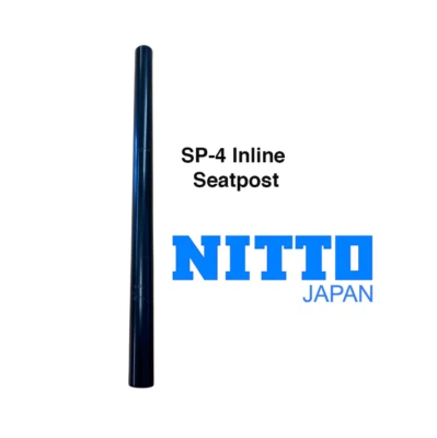 Nitto SP-4 Inline Old School BMX Seatpost | 360mm | 22.2mm Clamp | Black - Image 1 of 3