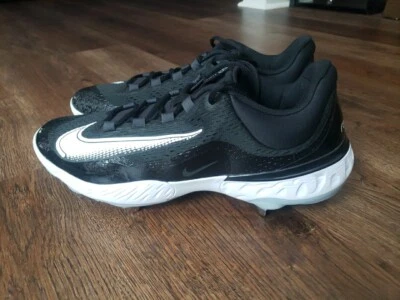 Talla 13 Nike Alpha Huarache Elite 4 Low Triple Negro Blanco DJ6521-001 Hombre’s Foto 1 de 4