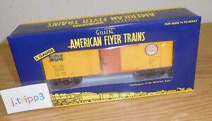 AMERICAN FLYER LIONEL 2019040 FRISCO FAST FREIGHT FREIGHTSOUNDS BOXCAR S GAUGE