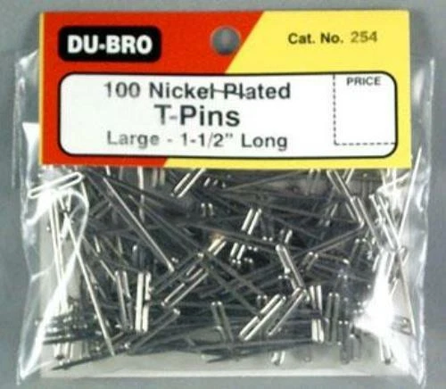 Dubro T-Pins 1-1/2 (100)" DUB254 - Image 1 of 1