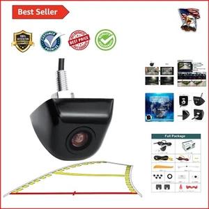 HD Waterproof Backup Camera with Dynamic Trajectory Guide - 170° Fisheye Lens - Picture 1 of 11