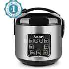 Aroma 8-Cup (Cooked) Rice & Grain Cooker, Steamer, New Bonded Granite Coating