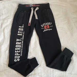 Superdry Sz Small Drawstring Waist Jogger Sweatpants Pre Owned Great Condition - Picture 1 of 7