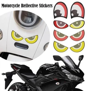 Devil Eyes Car Motorcycle Stickers Helmet Rear Window Decoration Decals🔥 - Picture 1 of 15