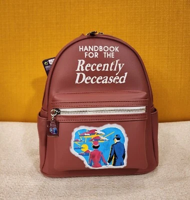 Manual Loungefly Beetlejuice para mini mochila recientemente fallecida NUEVO - Imagen 1 de 4