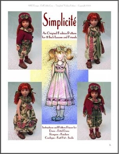 "Simplicité" Fashion Pattern for 11 Inch Leeann Dolls - Picture 1 of 1