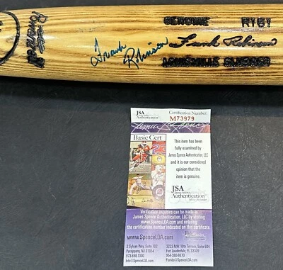 Frank Robinson Signed LS Powerized Game Model Bat Auto Reds Orioles JSA COA HOF - Image 1 of 4
