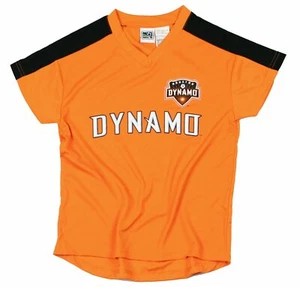 Houston Dynamo MLS Soccer Football Boys Youth Team Jersey Shirt Top, Orange - Picture 1 of 2
