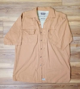 Vintage Levis Large Button Down Herren Braun 90er Y2K Top Workwear - Bild 1 von 10