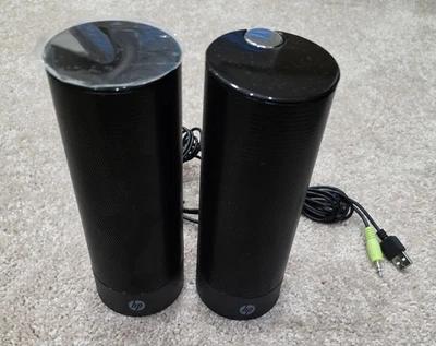 HP USB Business Speakers V2 M305 822182-001 - Image 1 of 4