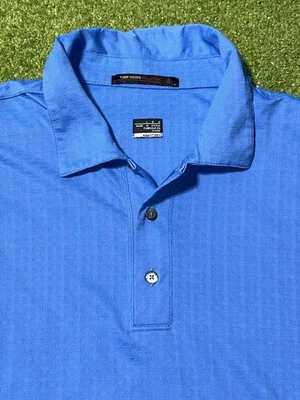 Camisa Polo Nike Golf Colección Tiger Woods Dri Fit Azul Para Hombre Talla Grande Foto 1 de 4