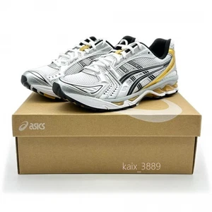 999NUEVOS Zapatos Informales Asics Blanco Oro Puro Para Hombre Mujer【Estilo Retro Transpirable】 - Imagen 1 de 20