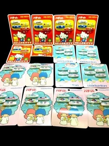 Juego de insignias prendedores Sanrio Hello Kitty Little Twin Stars vintage 1976 8 piezas originales - Imagen 1 de 6