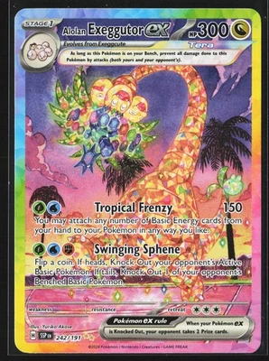 Alolan Exeggutor ex 242/191 SV08: Surging Sparks Pokemon - Image 1 of 2