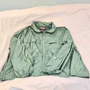 Grüne Windbreaker Jacke mit Reißverschluss 4XL Ultraclub Collection mit versteckter Kapuze - Bild 1 von 13