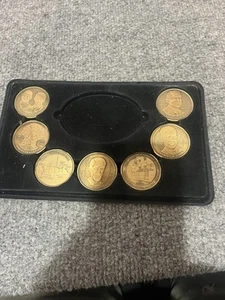 Lot Of 7 Chef Restaurant Cooking Medals - Imagen 1 de 5