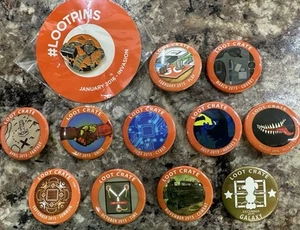 Loot Crate buttons & pin Set! 12 pcs - Bild 1 von 5