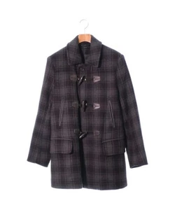 Tom Ford Men Duffle Coat XL Gray/Red Check Wool Cashmere Used - Picture 1 of 5