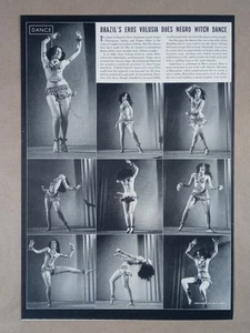 1941 EROS VOLUSIA Exotic Risque Negro Dance Brazil Vintage Poster Print Ad - Picture 1 of 1