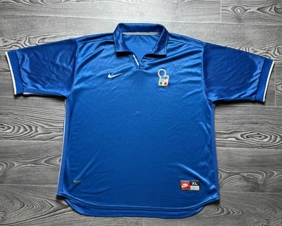 Vintage Nike Italy Italia Jersey 1998 Football Home Soccer Shirt Jersey size xl - Image 1 of 4