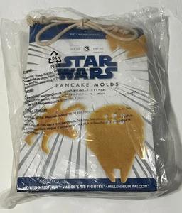 Star Wars Stampi per Pancake Set di 3 Williams-Sonoma NUOVO set spedizione stellare - Foto 1 di 10