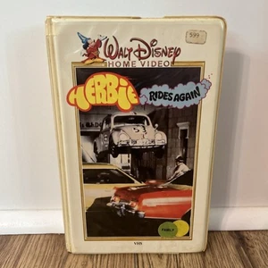 Herbie The Love Bug Rides Again VHS Vintage Clamshell Walt Disney Volkswagen - Picture 1 of 7