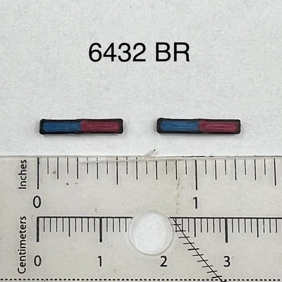 2 Pack 1/64 Blue Red Interior Traffic Arrow Board Deck Lightbar Police Fire EMS - Image 1 of 4