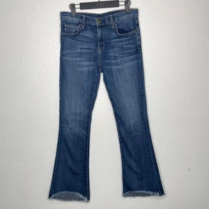 Aktuelle Elliot Damen Jeans Größe 30 Denim Blau Dark Wash Raw Hem Freizeitkleidung - Bild 1 von 12