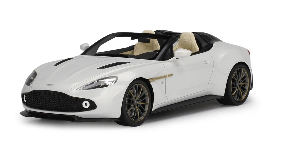 Top Speed Aston Martin Vanquish Zagato Speedster Escaping White - 1 18