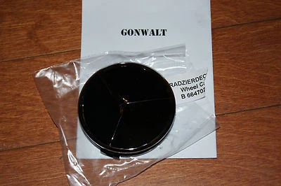 Tapa llanta estrella negra elevada genuina Mercedes Benz B66470200 C E S ML SL CLK Foto 1 de 4