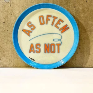 LAWRENCE WEINER "AS OFTEN AS NOT" TRAY 2017 12 x 12 inches Made in the U.S.A. - Picture 1 of 4