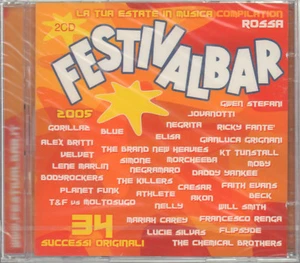 COMPILATION " FESTIVALBAR 2005 ROSSA " 2 CD SIGILLATO  UNIVERSAL - Foto 1 di 1