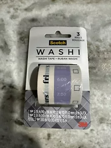 Scotch Expressions Washi Tape, Diario y Diseño de Calendario 1 Pack - Imagen 1 de 2