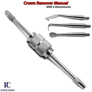 Pistola de instrumentos quirúrgicos removedor de corona manual dental con 3 accesorios herramientas CE - Imagen 1 de 5