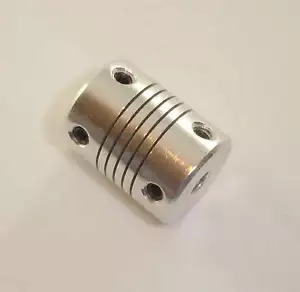 Flexible Couplings 5mm Shaft to 5mm screw 3D printer impresora acoplamiento eje - Imagen 1 de 2