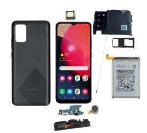 original Samsung Galaxy a02s SM-A025U  PARTS ALL TESTED WORKING GREAT FREE SHIPP - Picture 1 of 23