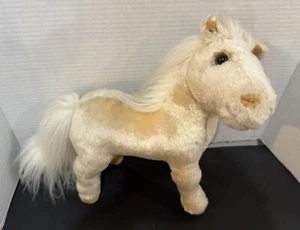 Breyer “Belle” Champagne Palomino Plush Horse 12” Tan White Mane Stuffed Animal - Picture 1 of 8