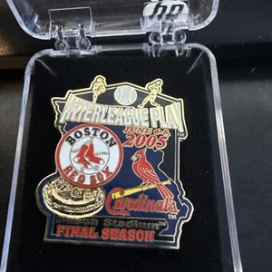 St Louis Cardinals Boston Red Sox Interleague Play June 2005 MLB Lapel Pin - Picture 1 of 1