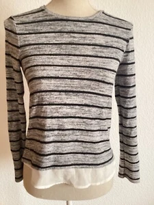 C&A gestreifter Strick Pullover 146 152, Doppel-Look, Double Layer, Oberteil - Bild 1 von 2