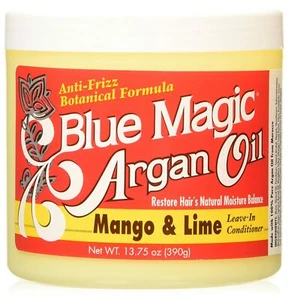 Blue Magic Argan Oil Mango and Lime Leave In Hair Conditioner 13.75 oz/ 390g - Picture 1 of 3