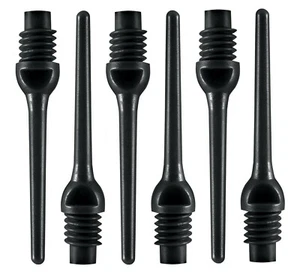 100 puntos de dardos de punta suave Bulls Superkey 24 mm - se envían con seguimiento - negros - Imagen 1 de 1
