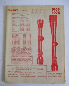 1969-1970 ESMAN'S Catalog, Pitcairn, PA, Guns, Reloading, Scopes, Accessories - Picture 1 of 6