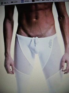 A NOS, RARE VINTAGE, N2N "R8" SHEER SPORT RUNNER" IN WHITE SIZE MEDIUM W/TAGS - Picture 1 of 3