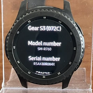 Samsung Gear S3 Frontier Edelstahl (SM-R760) Face Only BH 100% #3814 - Bild 1 von 4