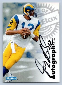 Tony Banks 1997 Skybox Premium Autographics Autogramme Auto St. Louis Rams - Bild 1 von 2