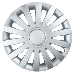 4x14" Tapacubos Tapa Rueda Ajuste Citroen Saxo - Plata 14" - Imagen 1 de 3