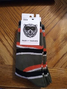 Pair of Thieves Mens Crew Size 8-12 Moisture Wicking Breathability - Picture 1 of 6