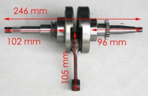 50CC SCOOTER 139QMB EJE DE BOMBA DE ACEITE EJE DE MOTOR ENGRANAJE ES 22 DIENTES - Imagen 1 de 5