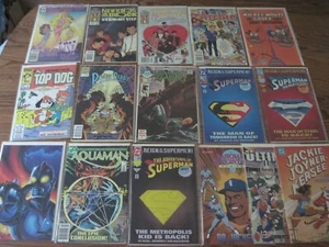 Lote de 16 cómics con moda Barbie #1 (sellado), Aquaman, Superman, Yang - Imagen 1 de 9