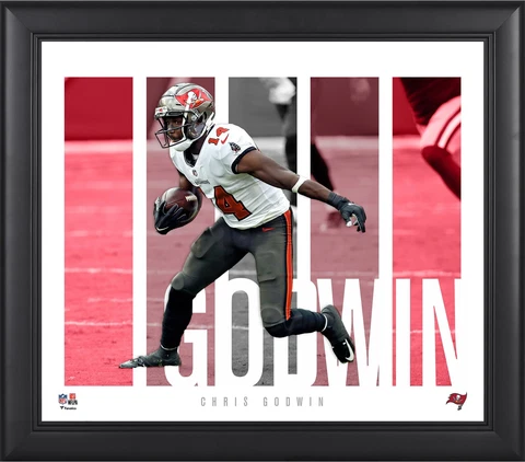 Chris Godwin Tampa Bay Buccaneers Framed 15x17 Player Panel Collage Cover
